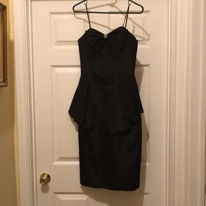 Black tea length cocktail/wedding/prom dress